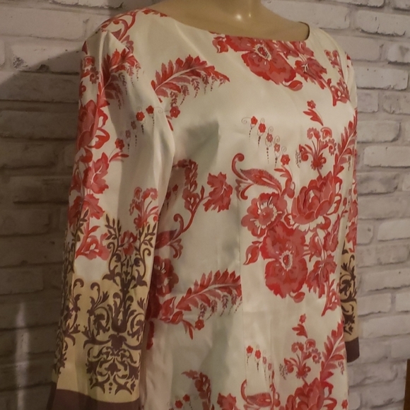 NEIMAN MARCUS  SILK DRESS - Picture 4 of 12